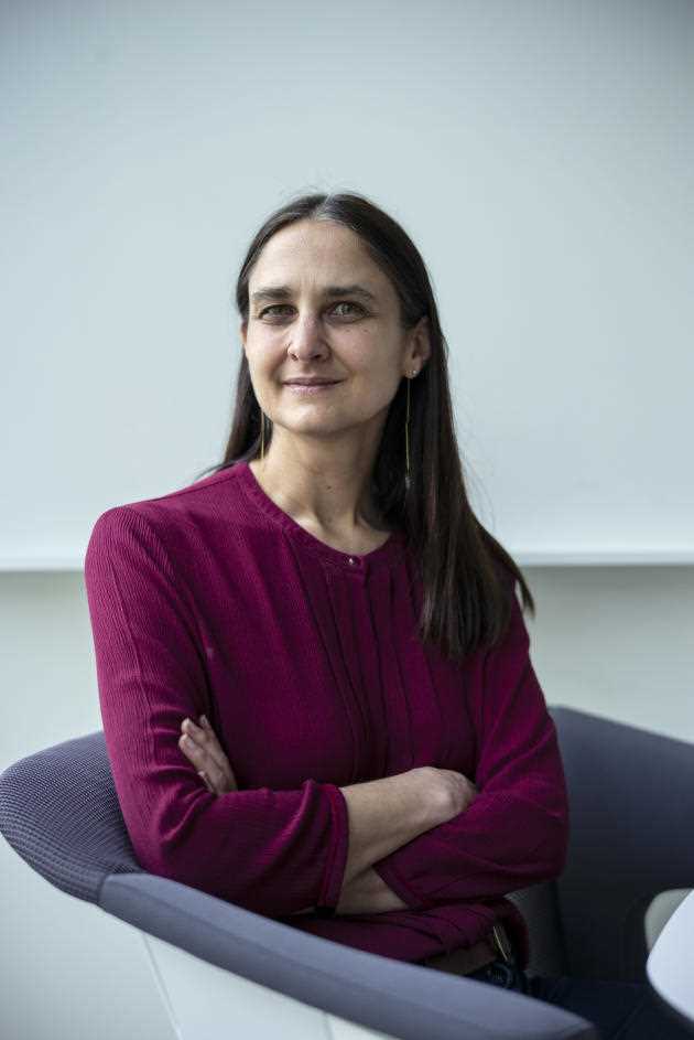 Anne-France Delannay, lecturer in management science, IEP Strasbourg, April 12, 2022.
