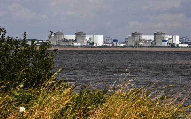 The Blayais nuclear power plant, in the Gironde estuary, in June 2020. 