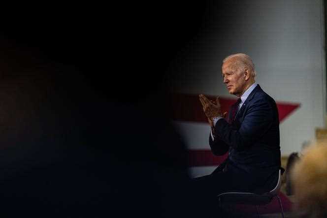 US President Joe Biden on May 6, 2022 in Hamilton, Ohio.