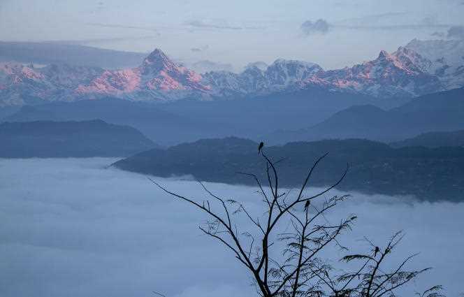 Near Pokhara, Nepal, January 1, 2022.