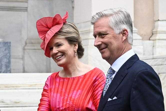 Queen Mathilde and King Philippe of Belgium in Athens, May 2, 2022.