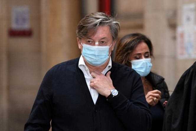 Eric Brion arrives at the Paris Court of Appeal in January 2021.