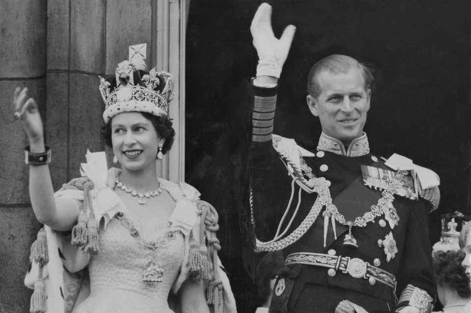 June 2, 1953: Queen Elizabeth and Prince Philip on the balcony of Buckingham Palace