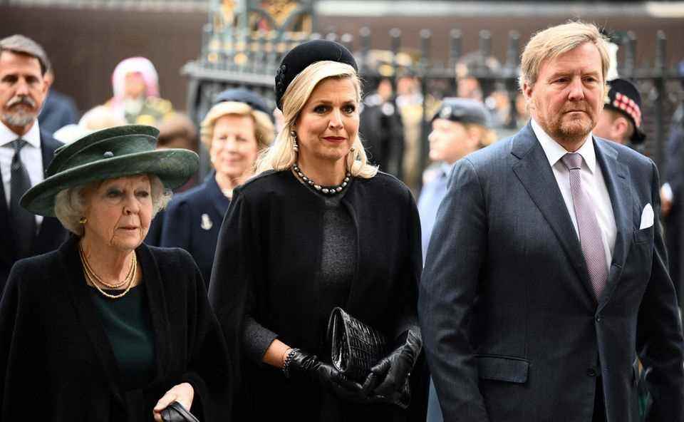 Ankunft Prinzessin Beatrix sowie Königin Máxima und König Willem-Alexander der Niederlande