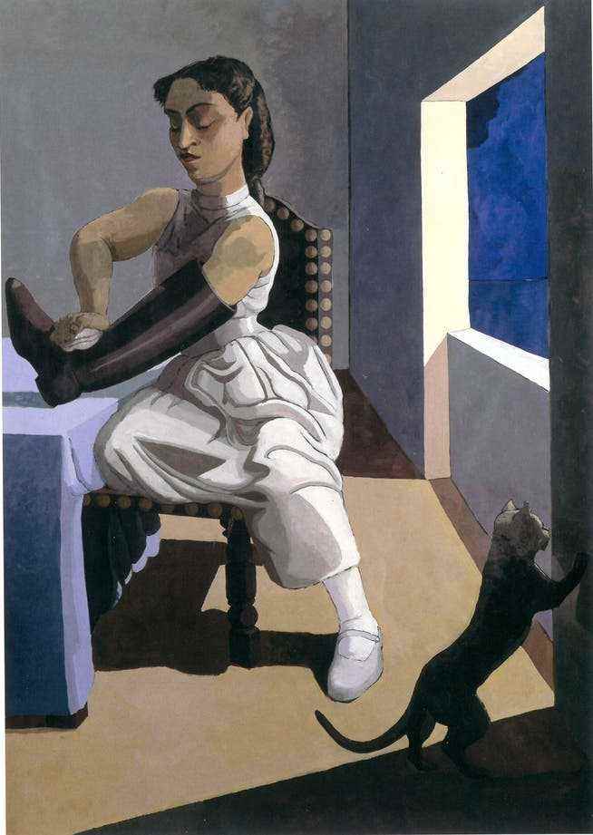 Paula Rego: «The Policeman's Daughter» 1987, painting.