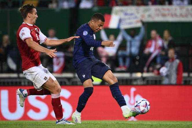 Kylian Mbappé avoided defeat for the Blues against Austria in Vienna by scoring the equalizer.
