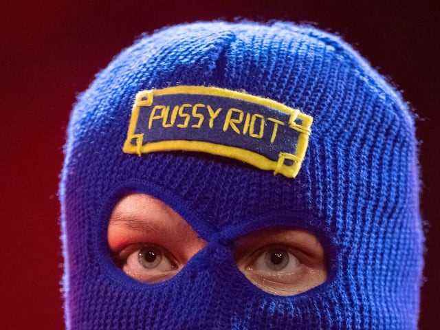 Colorful balaclavas have been a trademark of Pussy Riot since the beginning.