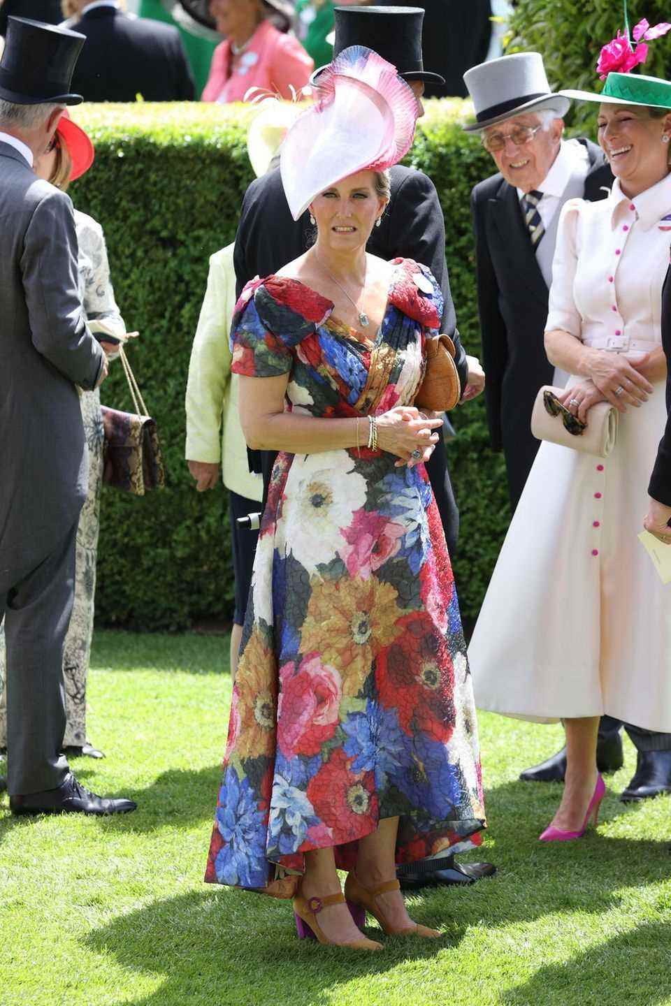 Countess Sophie of Wessex at the horse races at Ascot on 16 June 2022.