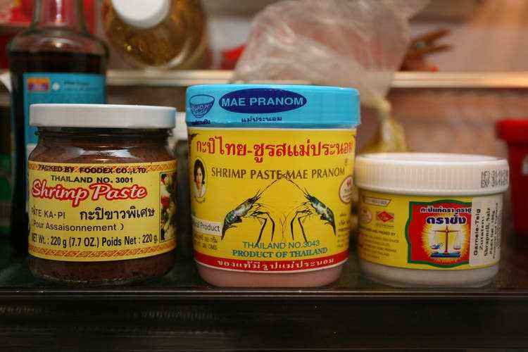 Shrimp paste is one of the most important basic ingredients in Thai cuisine and can be found in every Asian shop.