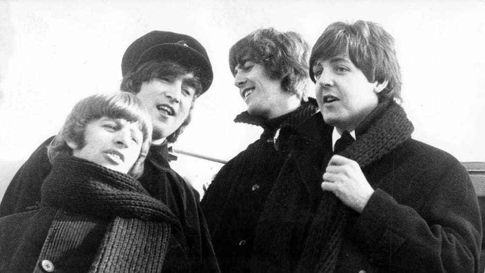 The Beatles 1965 - left to right: Ringo Starr, John Lennon, George Harrison and Paul McCartney. 