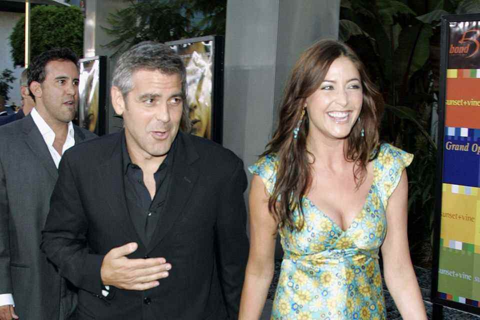 George Clooney and Lisa Snowdon in 2004