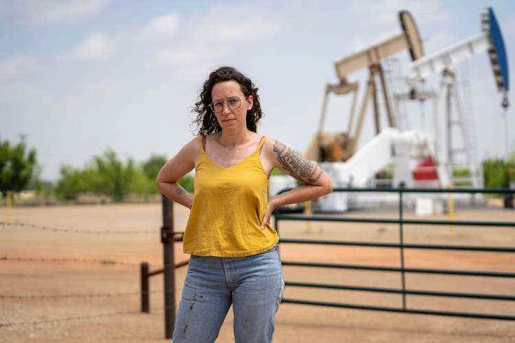 Ariel Ross of the NGO Stop Fracking Payne County.