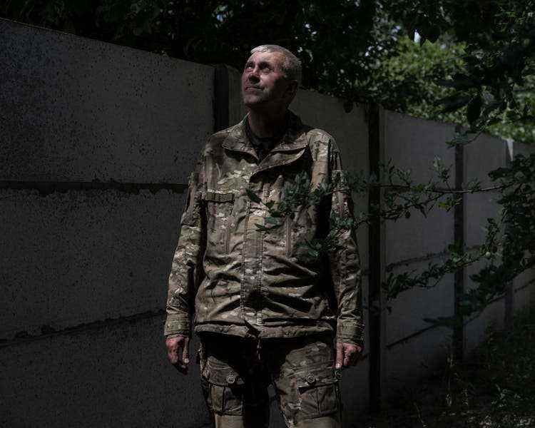 In Sewerodonezk sei es die Hölle, sagt Wolodimir Babenko, ein Hauptmann der ukrainischen Nationalgarde.
