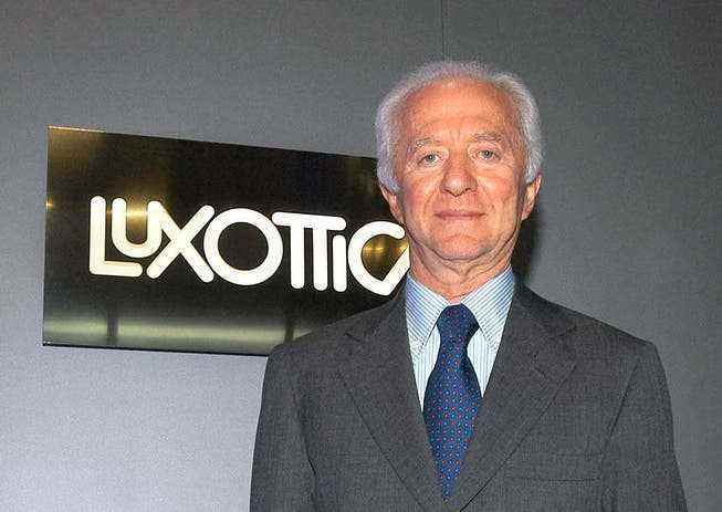 Der Luxottica-Gründer Leonardo Del Vecchio ist am Montag in einem Mailänder Spital gestorben. 