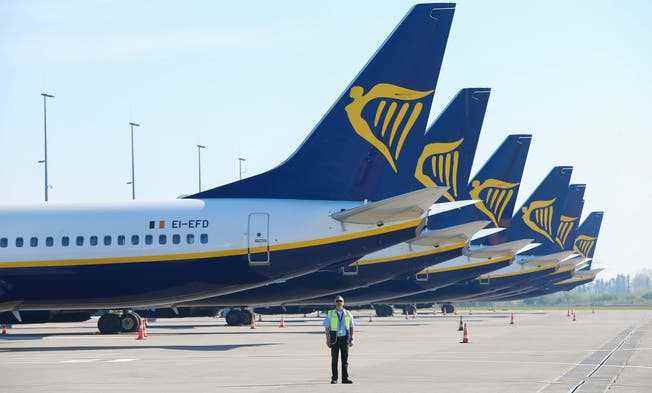 Wegen Streikaktionen fallen zahlreichen Ryanair-Flüge aus.