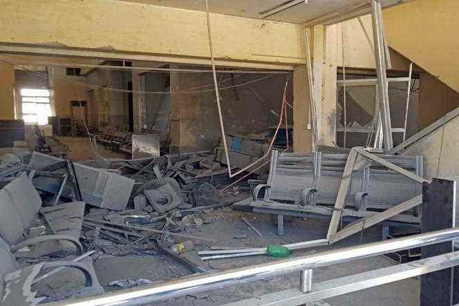 Image of damage to Damascus airport by an Israeli raid on June 10, 2022. This photo, taken on June 12, 2022, was broadcast by SANA, Syria's official news agency. 