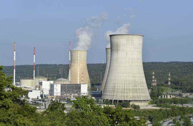 The Tihange nuclear power plant, in the Belgian province of Liège, on May 6, 2022.