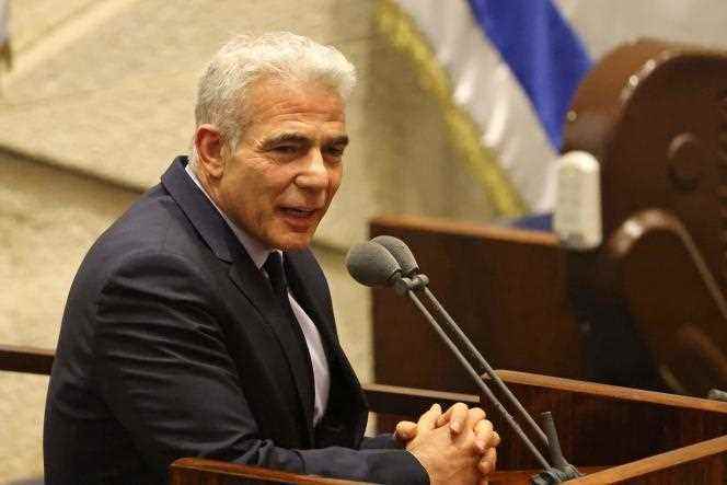 Israeli Foreign Minister Yair Lapid is expected to become the next acting prime minister following the dissolution of parliament.