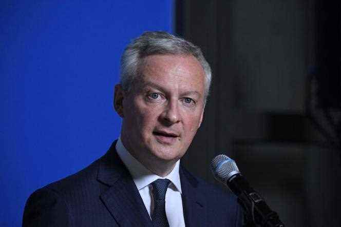 The Minister of Economy, Finance and Industrial and Digital Sovereignty, Bruno Le Maire, in Paris, May 23, 2022.