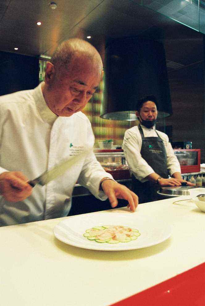 Nobu Matsuhisa still wields his sushi master's knife occasionally.