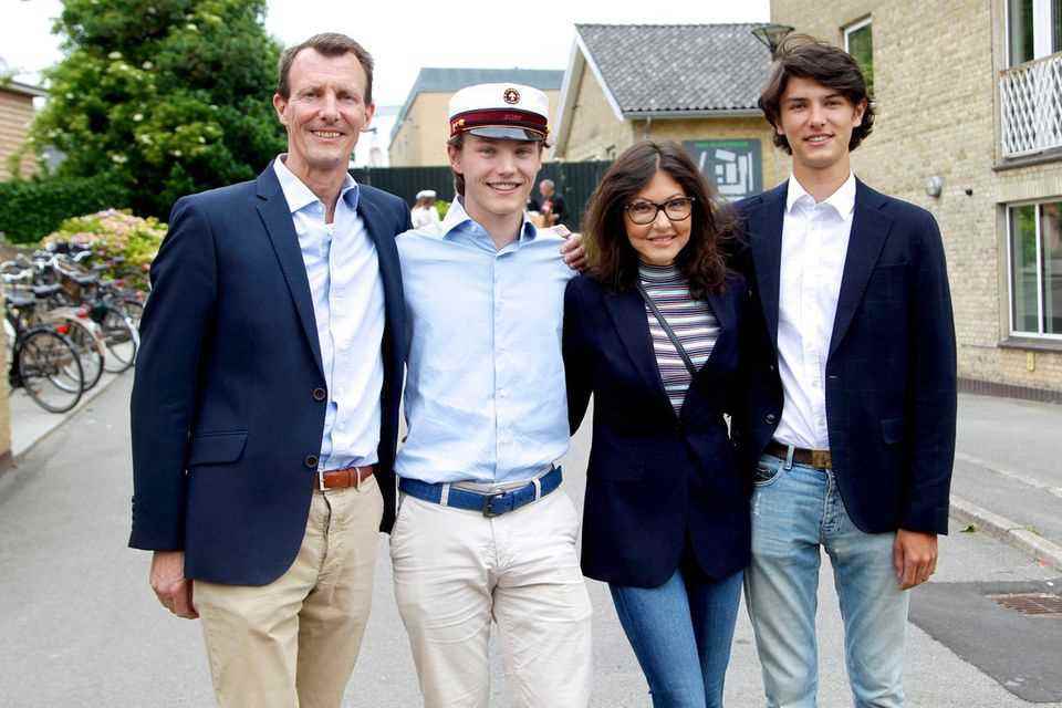 Prince Joachim, Prince Felix, Countess Alexandra of Frederiksborg and Prince Nikolai