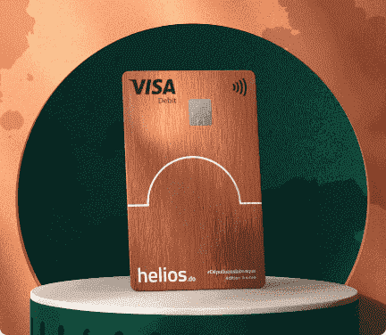 Helios Wooden bank card