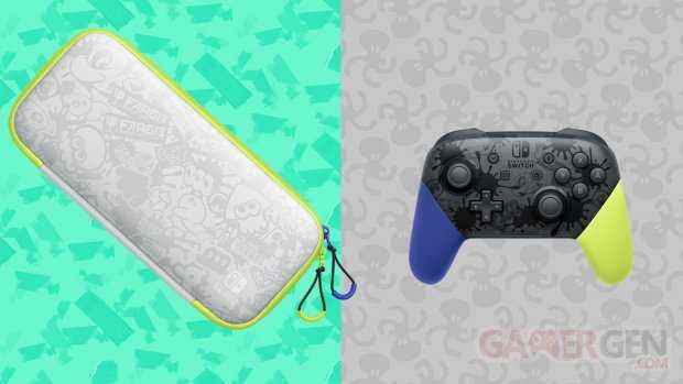 Nintendo Switch Splatoon 3 Pro Controller Carry Pouch