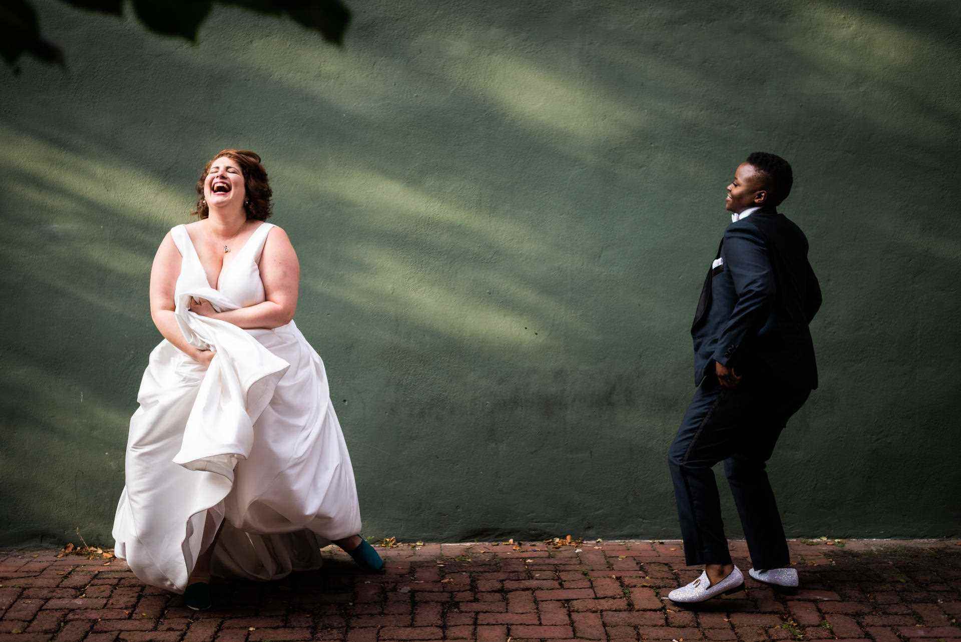 A married couple photographed by American Lindsay Ladd in September 2019.