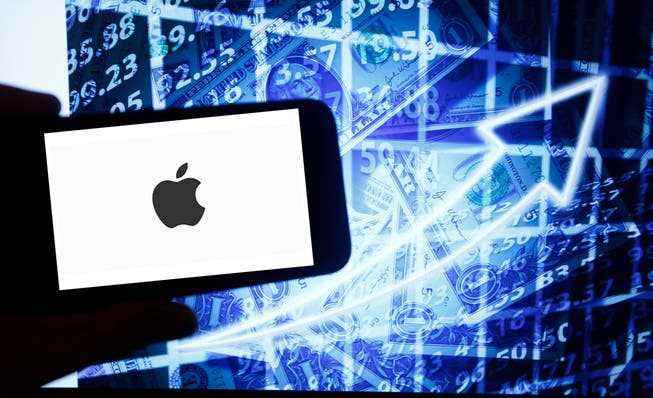 Der Marktanteil von Apples iPhones legte im zweiten Quartal auf 17 Prozent zu.