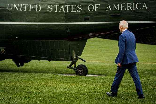 Joe Biden at the White House, July 8, 2022.