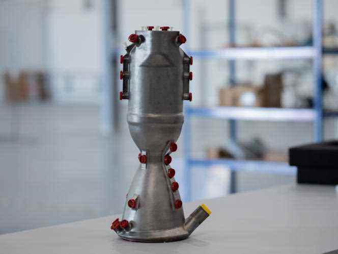 The Navier rocket engine is made entirely by 3D metal printing.