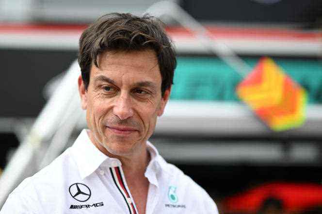 Mercedes team manager Toto Wolff during qualifying for the Monaco Grand Prix on May 28, 2022.