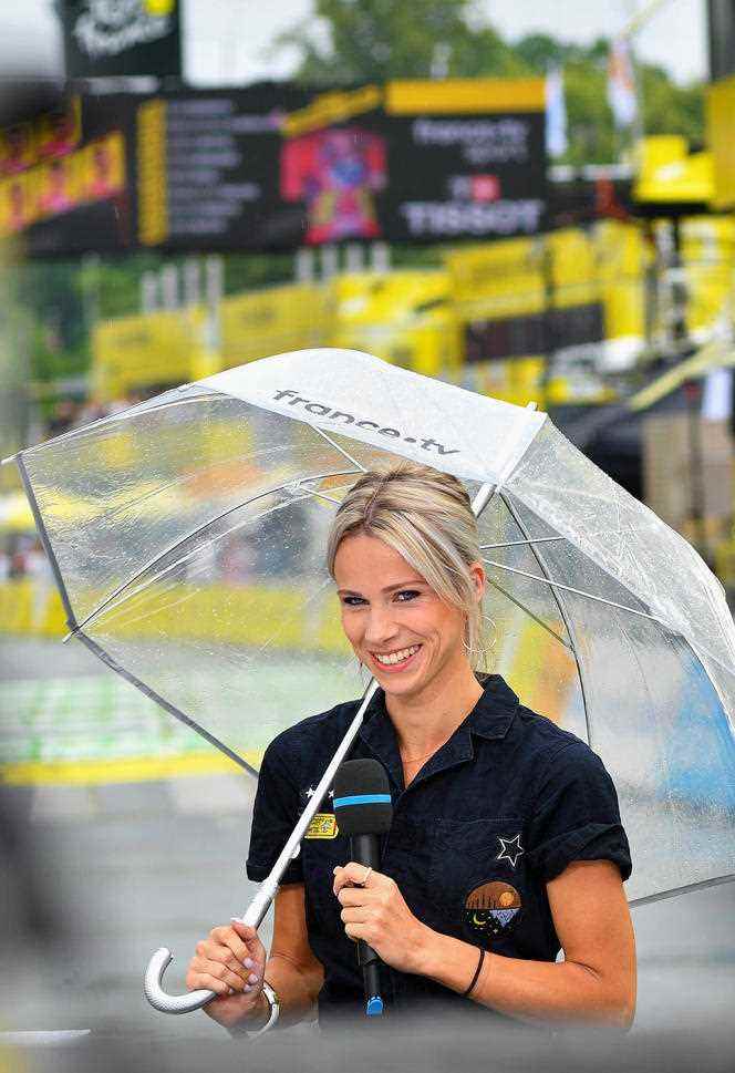 The director of the Tour de France, Marion Rousse, on July 1, in Copenhagen, where the 2022 men's Tour de France started.