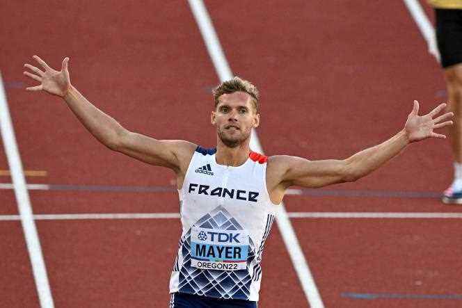 Kevin Mayer is now a two-time world decathlon champion. 
