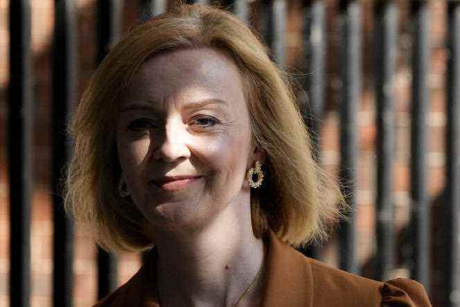 Liz Truss, Foreign Secretary, after a cabinet meeting at 10 Downing Street in London, July 19, 2022.