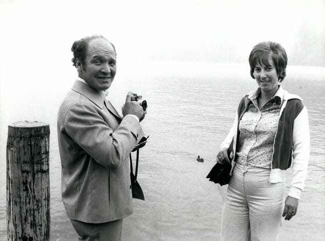 German tourist Rolf Burkart and his wife Rosi took the photos of Nessie that went around the world. 