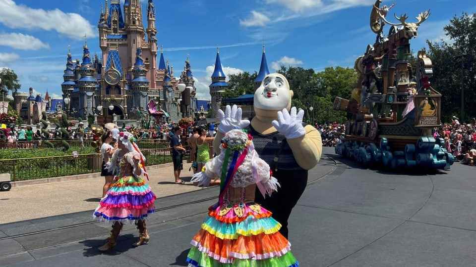 Parade at Disney World in Orlando, Florida (USA)