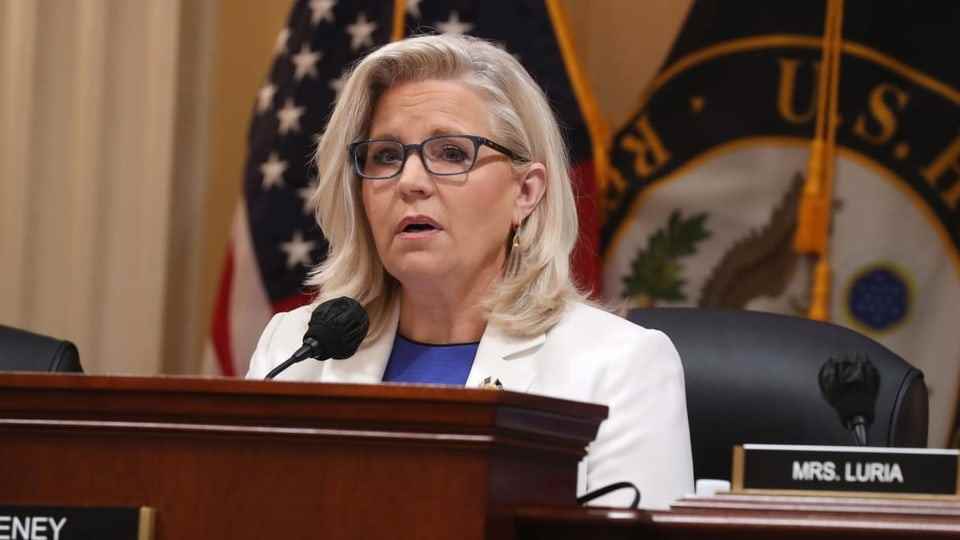 Liz Cheney speaks at a hearing into the incidents on January 6, 2021.