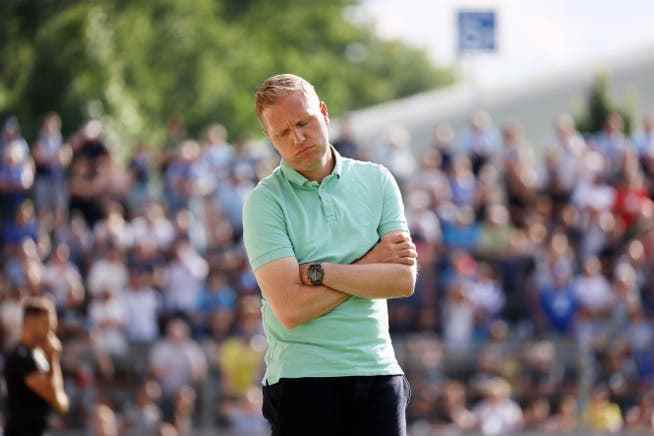The most painful defeat: Marc Schneider loses the cup game with Greuther Fürth against the lower-class Stuttgarter Kickers at the end of July.