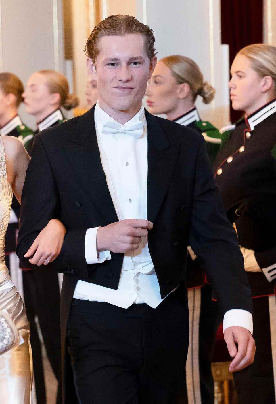 Magnus Heien Haugstad at the gala dinner in honor of Princess Ingrid Alexandra's 18th birthday at Oslo Palace on June 17, 2022.