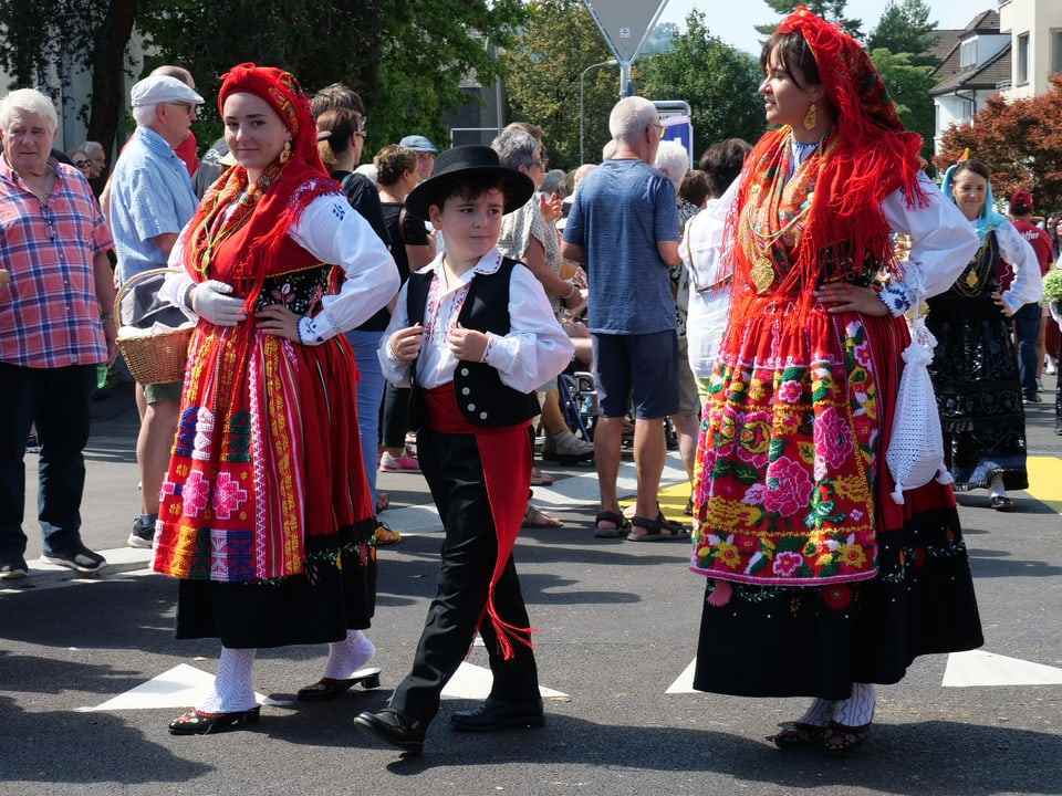 people in costumes