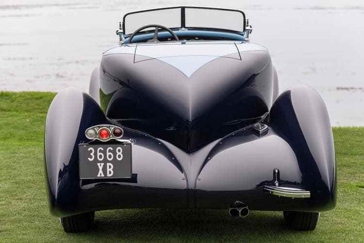 The 1932 Duesenberg J Figoni Sports Torpedo is this year's winner of the Best in Show award at the Pebble Beach Concours d'Elegance.
