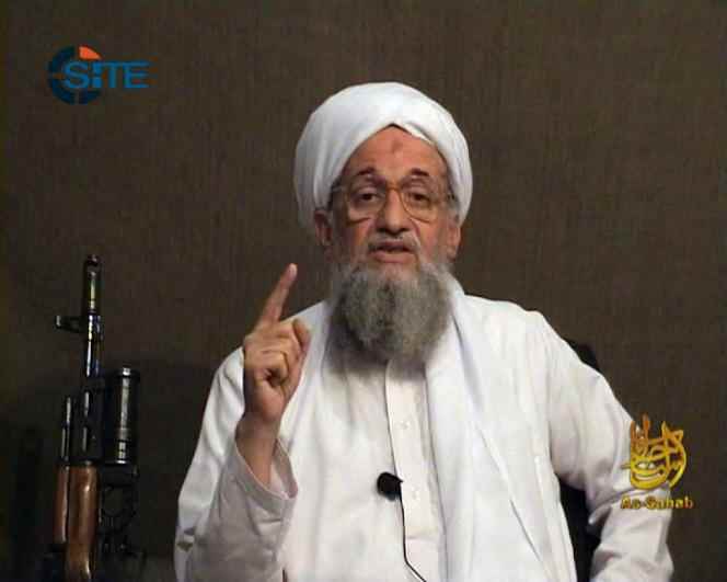 Ayman Al-Zawahiri, in a video released by Al-Qaeda, June 8, 2011. 