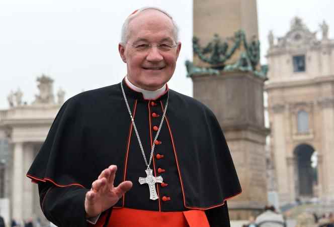 Canadian Cardinal Marc Ouellet in St. Peter's Square at the Vatican in 2013.