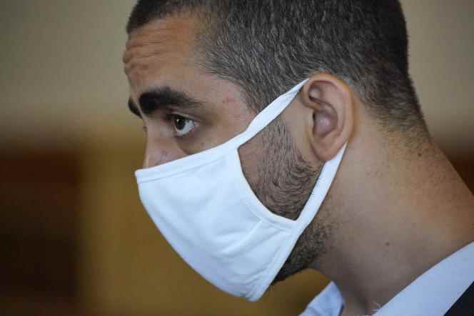 Hadi Matar, 24, during his appearance in Chautauqua County Court in Mayville, New York, on August 13, 2022.