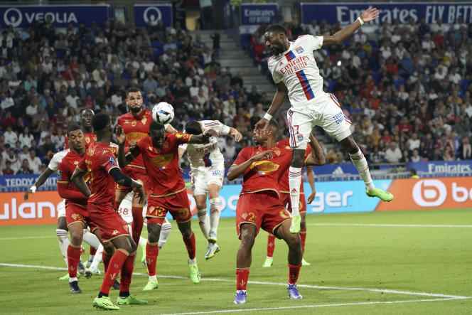 Lyon striker Karl Toko-Ekambi flew over the Angevin defense with a double on September 3, 2022, in Decines.