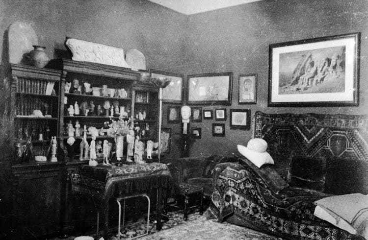 Where the unconscious lies: Freud's room on Berggasse with the famous couch.