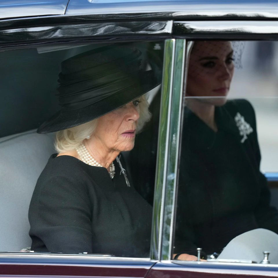 Duchess Catherine alongside Queen Camilla