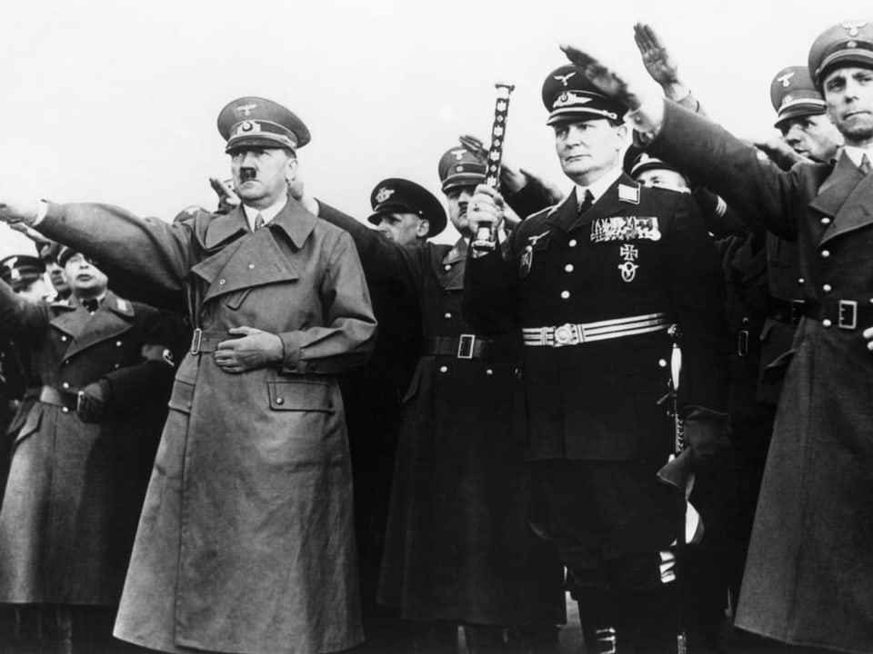 Göhring, Hitler und Goebbels 1943 in Berlin.