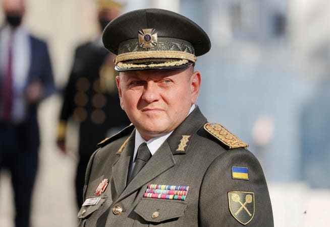 The Ukrainian supreme commander, Valery Zalushni. 